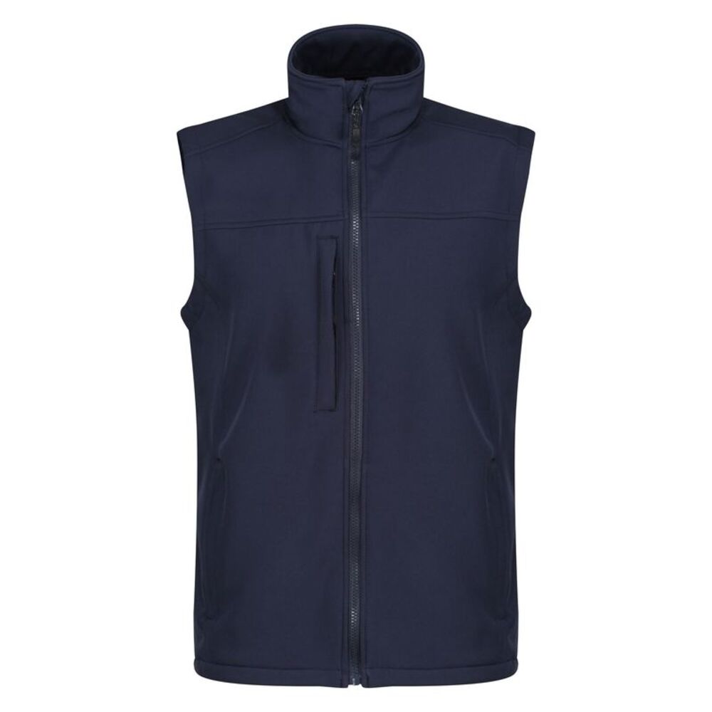 Regatta Mens Flux Softshell Body Warmer / Navy/Navy